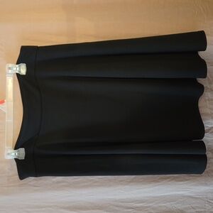 BLOOMCHIC black A line skirt with extra flare. Women's sz 14-16